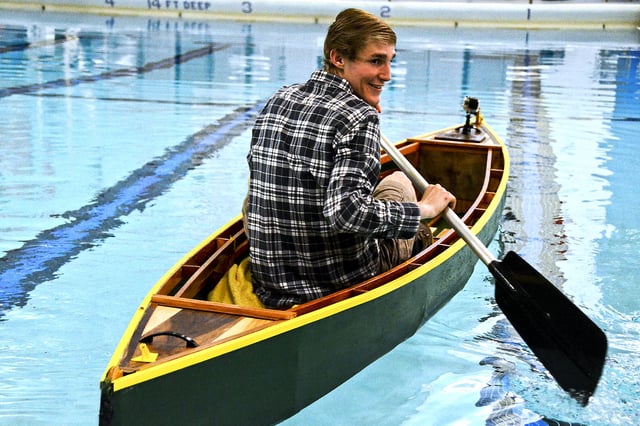 Maker Movement at Elizabeth Forward: Canoe built in FABLAB